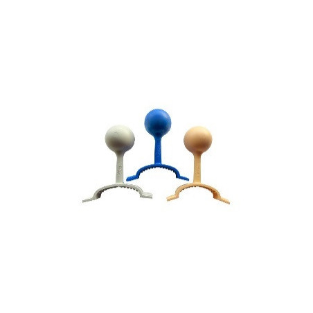 Boule protège-doigts - Lot de 3 unités couleur gris