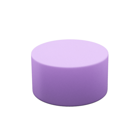 Pouf mousse rond pour enfants : assise confortable crèche