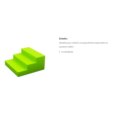 Échelle de motricité équilibre pour crèches - Parcours mousse