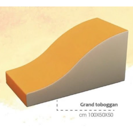 Toboggan de motricité enfant 50 cm pour crèche et jeu sécurisé
