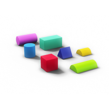 JEU Formes geométriques multicolores 40 cm