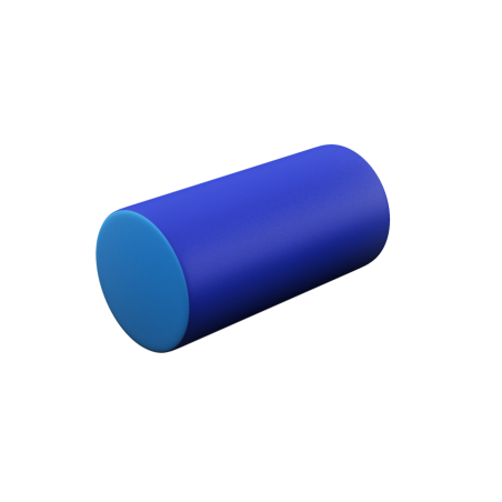 Formes géométriques grand cylindre - Module de parcours de motricité en mousse pour enfant