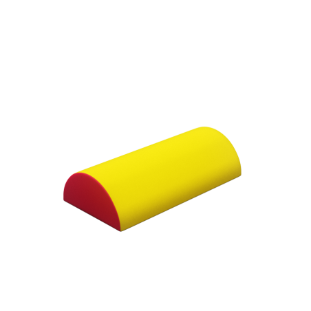 Grand demi-cylindre mousse pour jeu enfant crèche