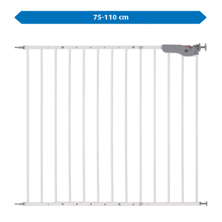 Barrières de sécurité avec Pince avancée et grille à vis, largeurs de passage de 77 à 110 cm