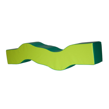 Prisme ondulé en mousse pour psychomotricité enfants