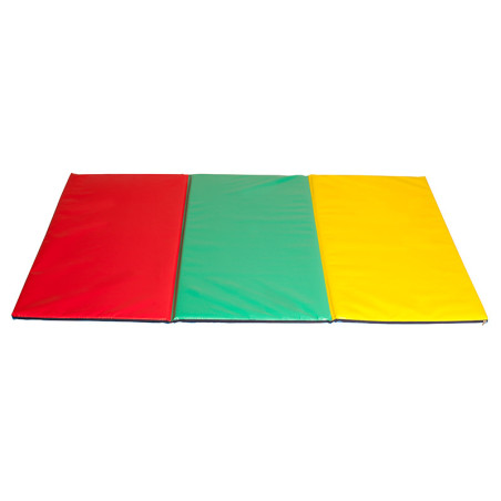 Tatami multi-couleurs pliable en 3 parties