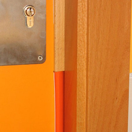 Protection de porte demi-lune rembourrée