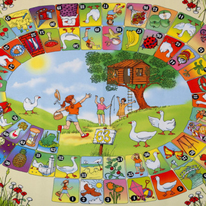 Tapis jeu de l'oie