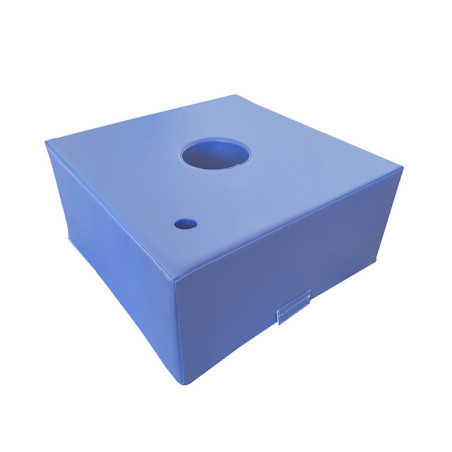 BLOCK FOR BUBBLE TUBE + FIBER (WITHOUT TUBE)