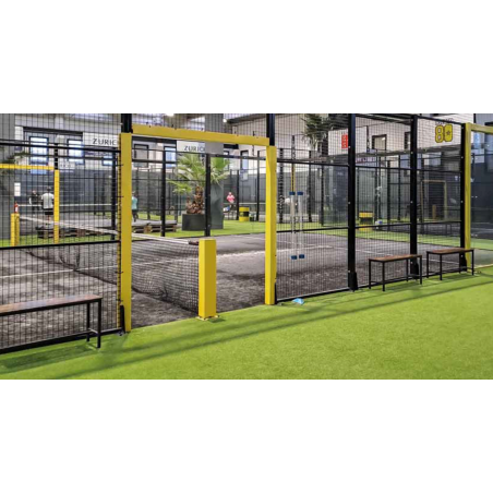 Kit protection padel intérieur | Protections poteaux et terrain complet