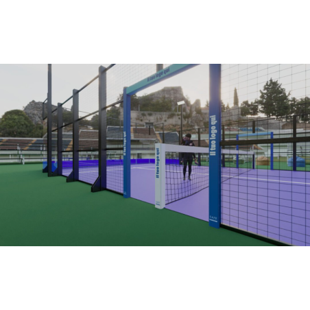 Kit de protection padel pour terrain extérieur personnalisable