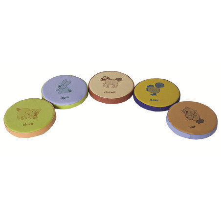 Garalabosse Poufs animaux 5 cm
