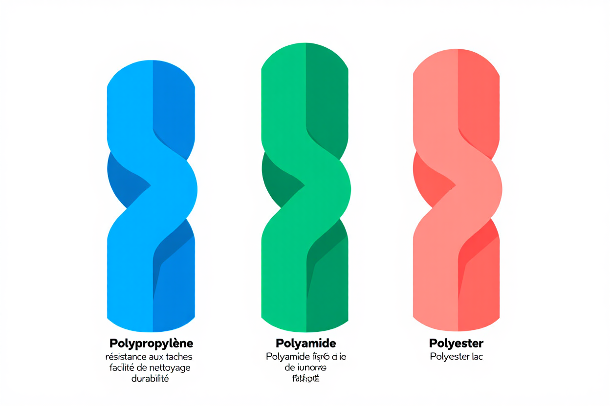 Types de fibres synthétiques pour tapis enfant