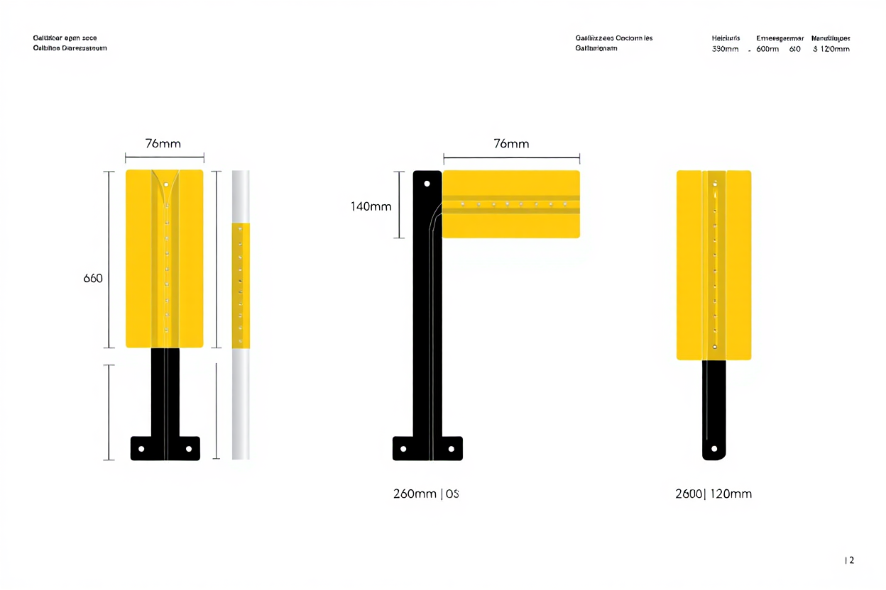 Détails arceau d'angle protection