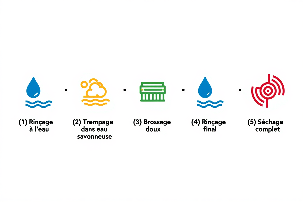 Processus de nettoyage en profondeur