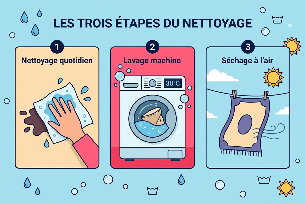 Guide d'entretien du tapis d'éveil