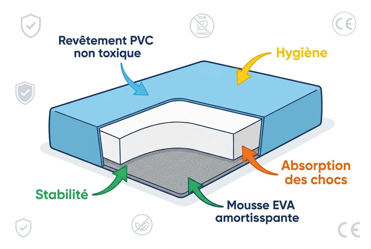 Tapis de gym enfant : guide d'achat et comparatif 2026